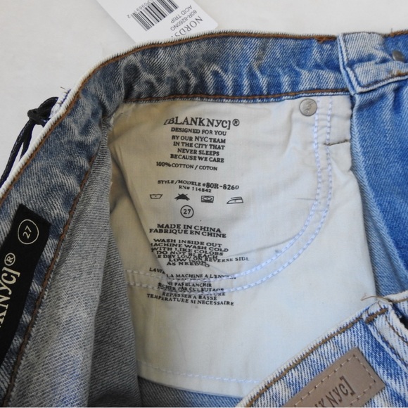 3/$30 BlankNYC Acid Trip Mom Shorts - Picture 4 of 6